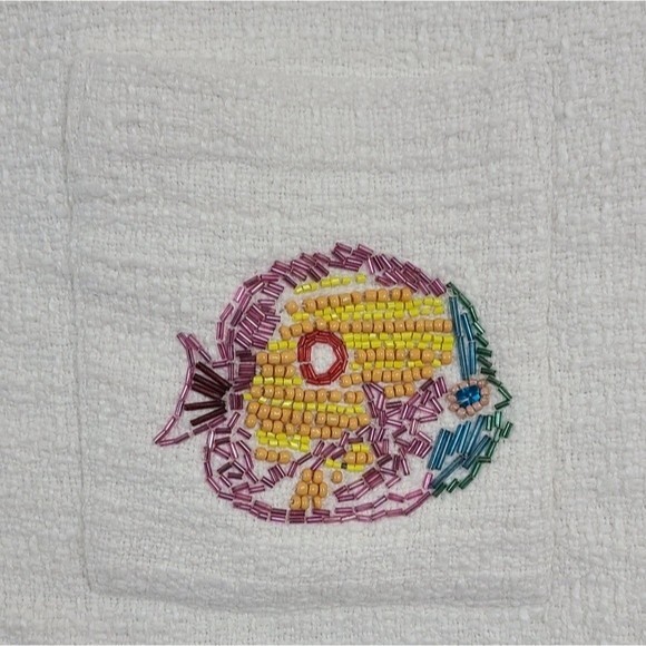 Frances Valentine Sleeveless White Fringe Fish Dress NWT womens size S - Picture 7 of 10